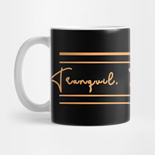 Tranquil Sparkle melt - winter, autumn fall design Mug